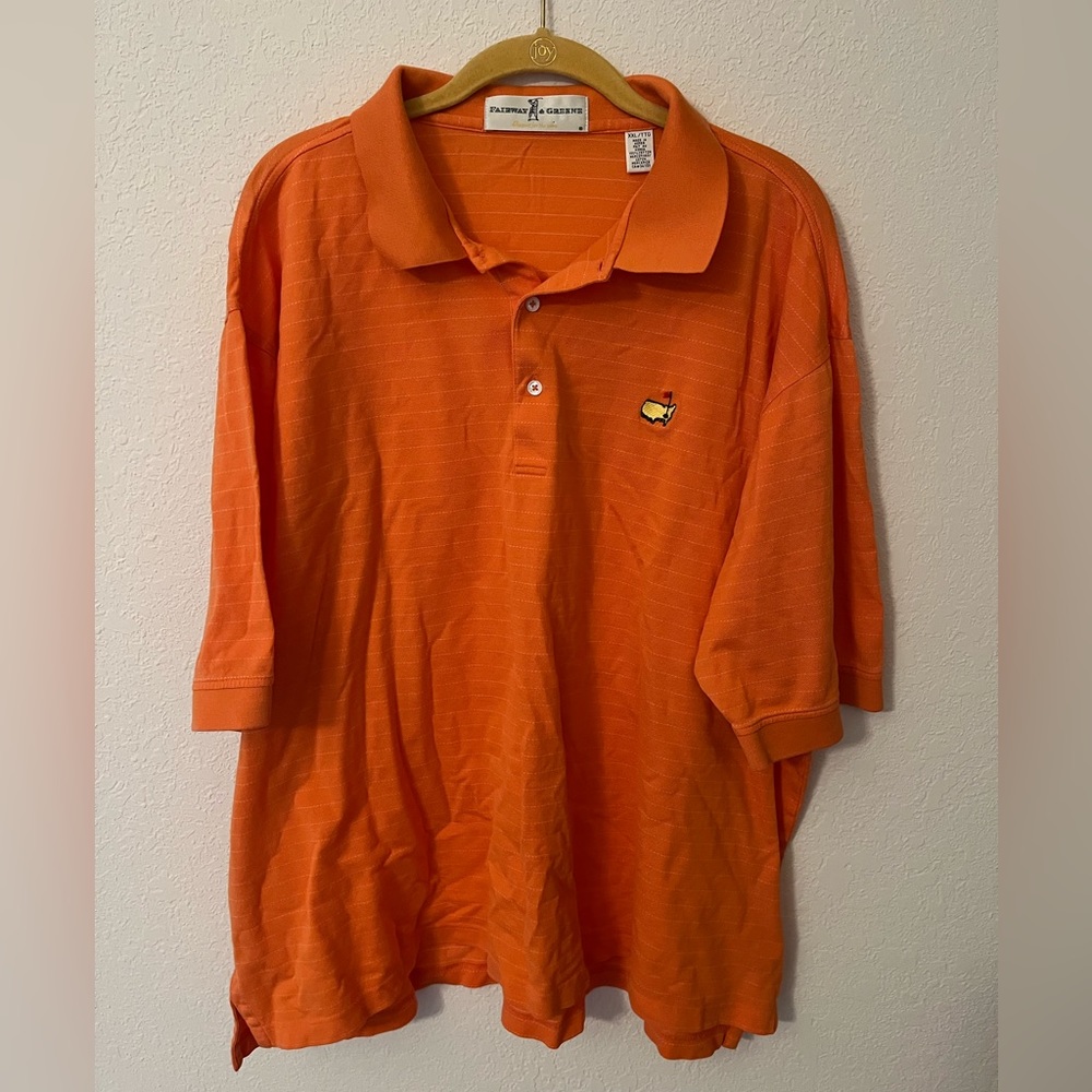 Fairway & Greene Orange Golf Polo